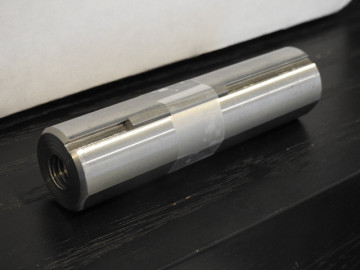 5019- Belt Drive Billet Crankshaft Mandrel Replacement Shaft  4"  x 1" w 1/8" keyway